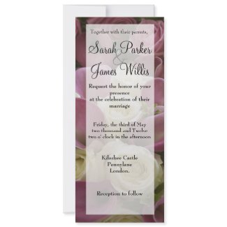 Tall calla lily invite invitation