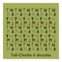 Tall-Charlies 6 decades - LONVIG by MINYMO posters