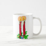Tall Christmas Candles Mug