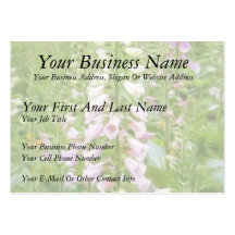 Tall Foxglove - Excelsior Hybrids Business Card Templates
