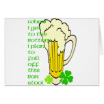 Tall Mug Fall off the Stool Card