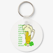 Tall Mug Fall off the Stool keychains by MyIrishSpirit Tall Mug Fall off the Stool keychains