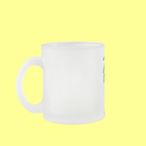 Tall Palm Frosted Mug by LDGustafson Tall Palm Frosted Mug