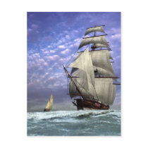 Tall Ship and Ketch postcards