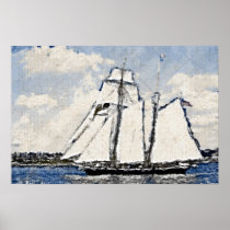 Tall Ship Californian Poster