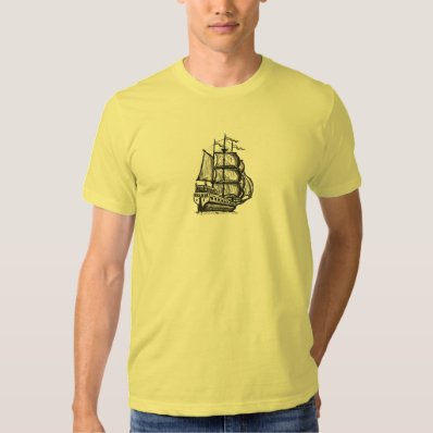Tall ship cool t-shirt design
