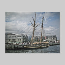 Tall Ship in Halifax postcards