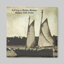 Tall Ship Magnet magnets