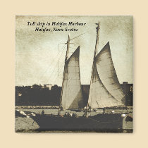 Tall Ship Magnet magnets