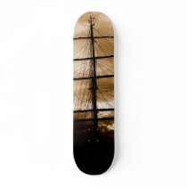 Tall ship mast custom skate board