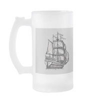 Tall ship mug design