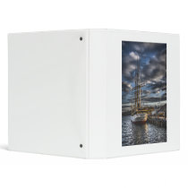 Tall Ship Picton Castle HDR 3 Ring Binder