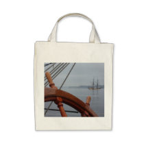 Tall Ships Passing Canvas Bags