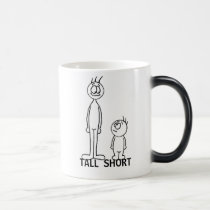 TALL SHORT w/ characters mug
