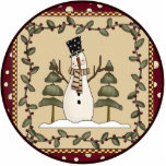 Tall Snowman Ornament