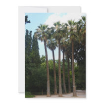 Tall Trees in a Greek public park Invitation