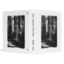 Tall Trees in Black and White. Binders