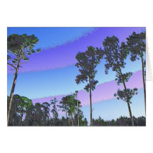 Tall Trees of Georgia Greeting Card