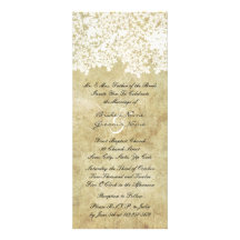 Tall Vintage White Floral Wedding Invitations