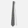 Tall Waterfall Over A Rocky Cliff Custom Ties