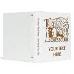 Tallahassee Chess Club Wood Design Binder