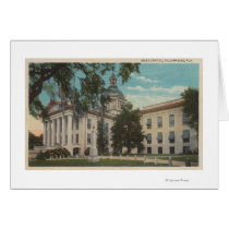 Tallahassee, Florida - Exterior View of State Greeting Card