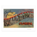 Tallahassee, Florida - Large Letter Scenes Post Cards