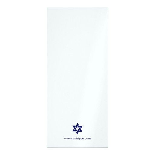Tallit Bar Mitzvah Invitation in Metallic