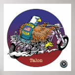 Talon Poster - Bikers are Animals ©
