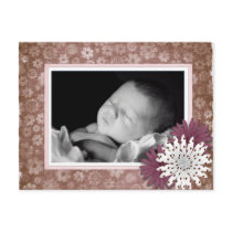 Talula Divine Birth Announcement postcards by KrispysKingdom Talula Divine Birth Announcement postcards