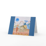 TAMA and her Elephant Greeting Card