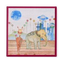 TAMA and her Elephant Magnet by 3DMOONMAN TAMA and her Elephant Magnet