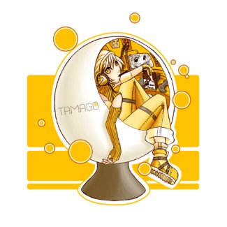 Tamago Chair Poster Print print