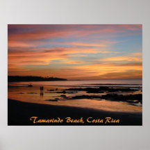 Tamarindo Beach Sunset, Costa Rica Print