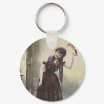 Tambourine girl keychains