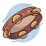 tambourine cut out
