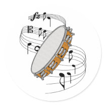 Tambourine Sticker