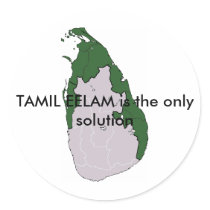 TAMIL EELAM is the only solution stickers by gigzak TAMIL EELAM is the only solution stickers