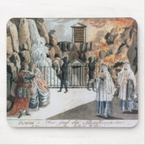Tamino and Pamina before the temple Mousepads