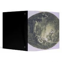 Tamino pursued by a giant serpent 3 ring binders