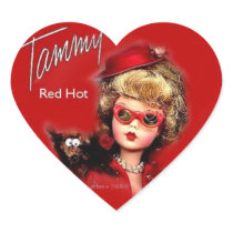 Tammy Red Hot Valentine Sticker stickers