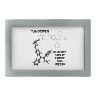 Tamoxifen Inhibiting Breast Cancer Cell Growth Belt Buckle