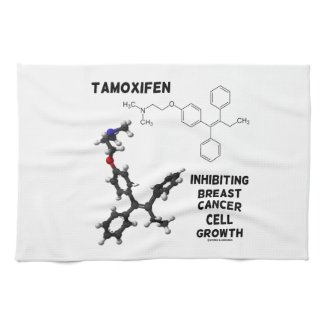 Tamoxifen Inhibiting Breast Cancer Cell Growth Towels