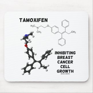 Tamoxifen Inhibiting Breast Cancer Cell Growth Mouse Pads