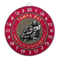 Tampa Bay Armchair Quarterback Football Dartboard dartboards
