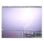 Tampa Bay, Fl Thunderstorms Wall Calendar