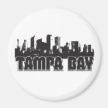 Tampa Bay Skyline Fridge Magnet
