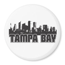 Tampa Bay Skyline Fridge Magnet
