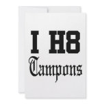 tampons invites