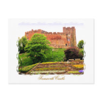 TAMWORTH CASTLE UK postcards by twocompany TAMWORTH CASTLE UK postcards